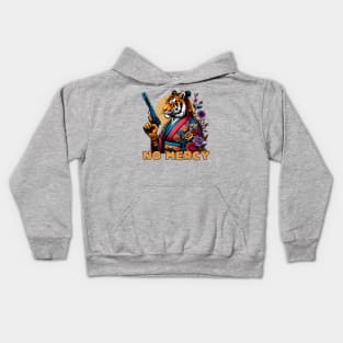 Shooting tiger Kids Hoodie